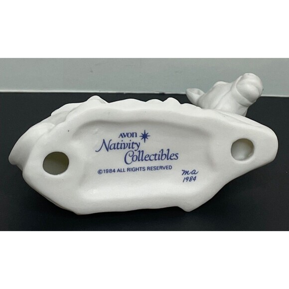Avon Nativity Figurine THE DONKEY White Porcelain Christmas Decor - Picture 6 of 8